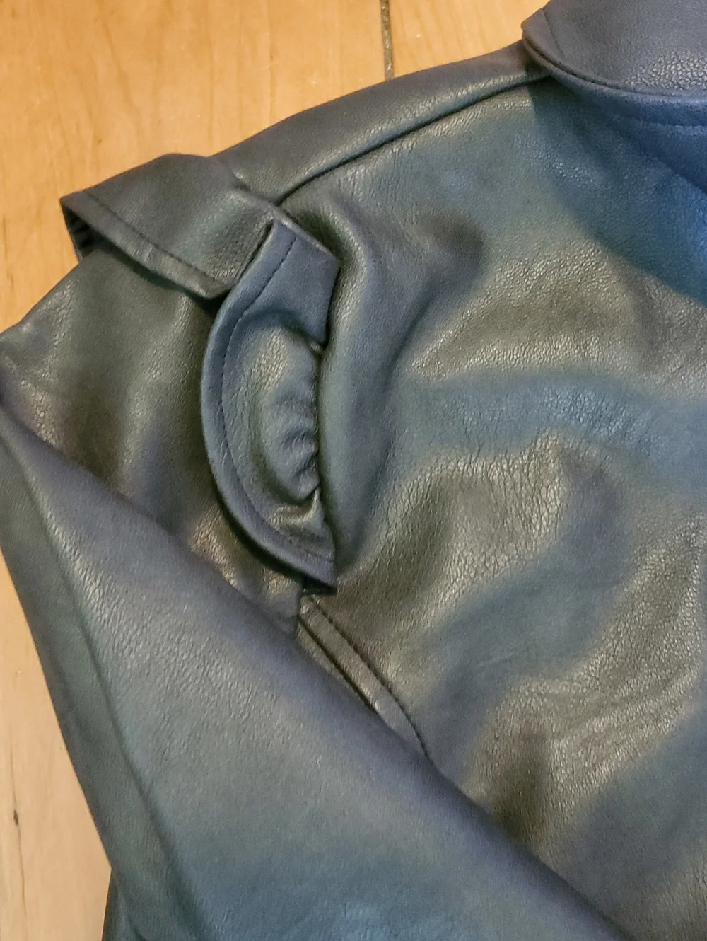 Cutest Jacket In The World. Jessica Simpson Faux Leather Pink Lining Butterflies - Picture 12 of 14
